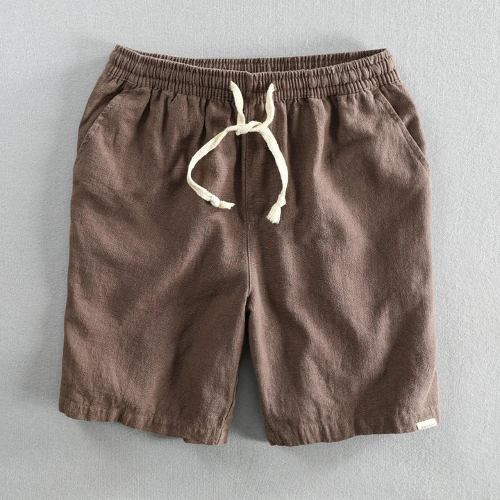Leo - Pantaloncini Casuale In Lino
