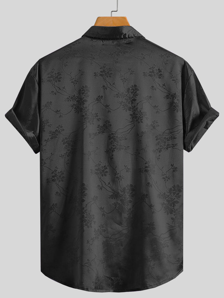 Bogdan - Elegante Manica Corta Stampato Camicia
