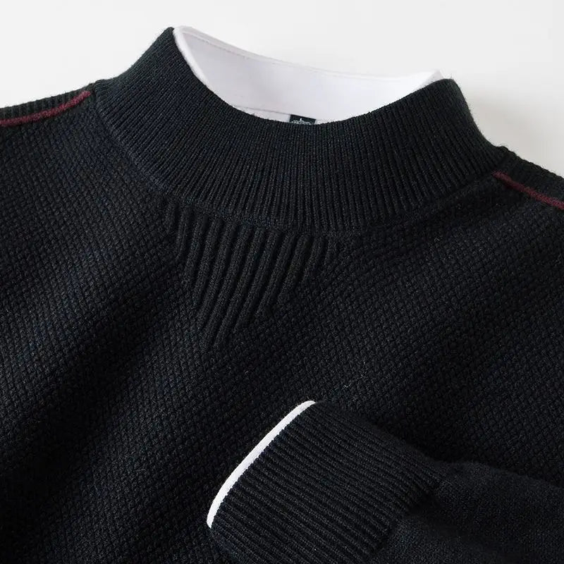 Calanthe - Maglione Jacquard a Maniche Lunghe
