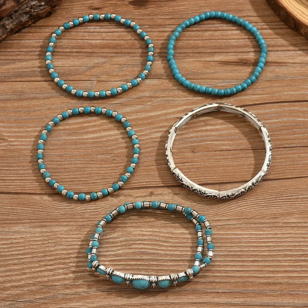 Nilay - Braccialetti Turchesi In Stile Boho