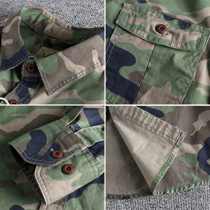 Firat - Camicia a Maniche Lunghe Con Bottoni