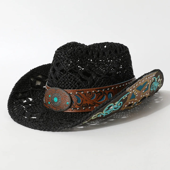 PrairieCrown - Cappello Da Cowboy Intrecciato