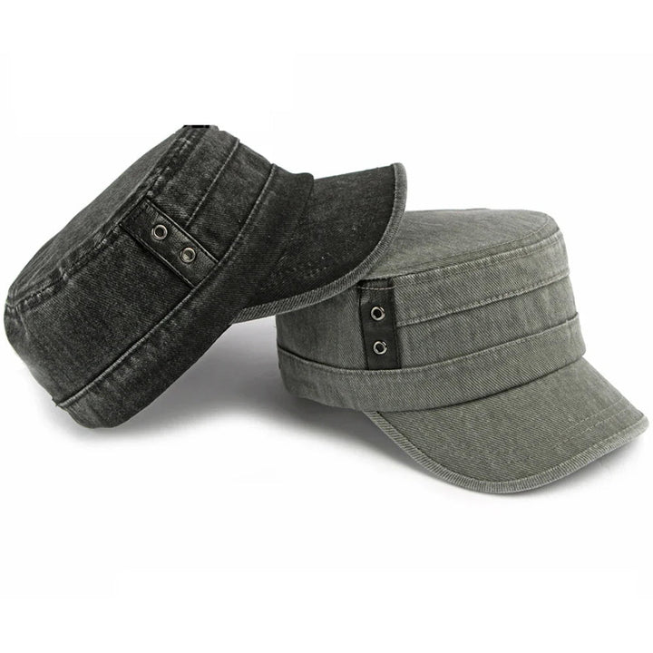 Salih - Cappellino in Denim Con Cinturino Con Fibbia