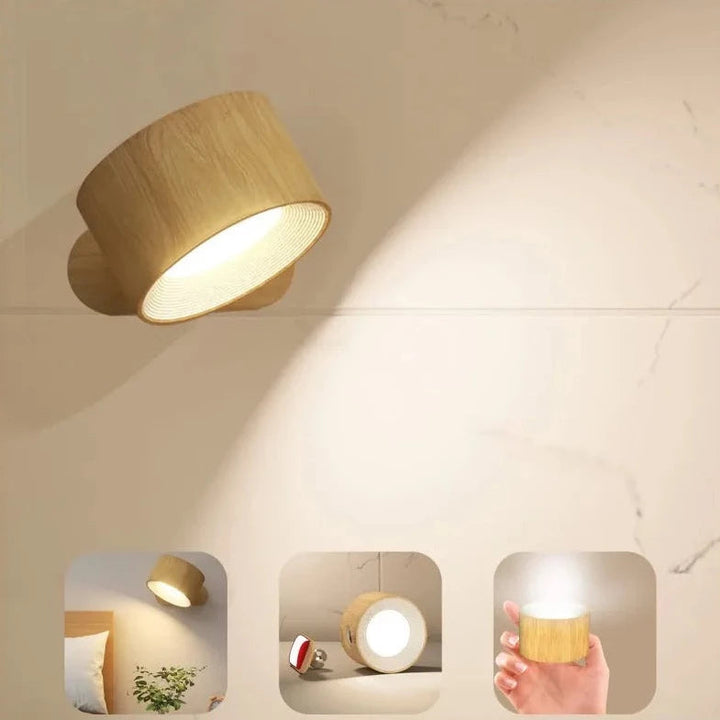 GlowNest - Lampada Da Parete Senza Fili
