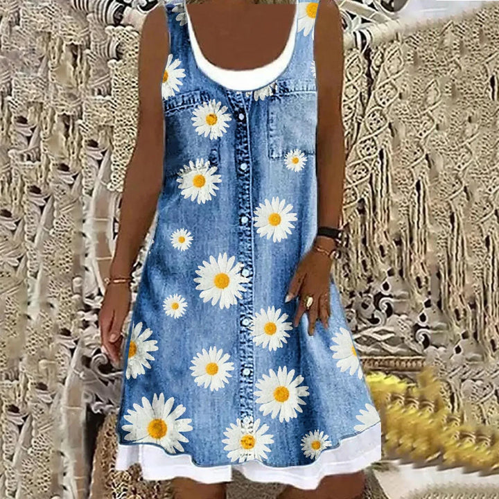 Natasza - Abito in Denim Morbido ed Elegante