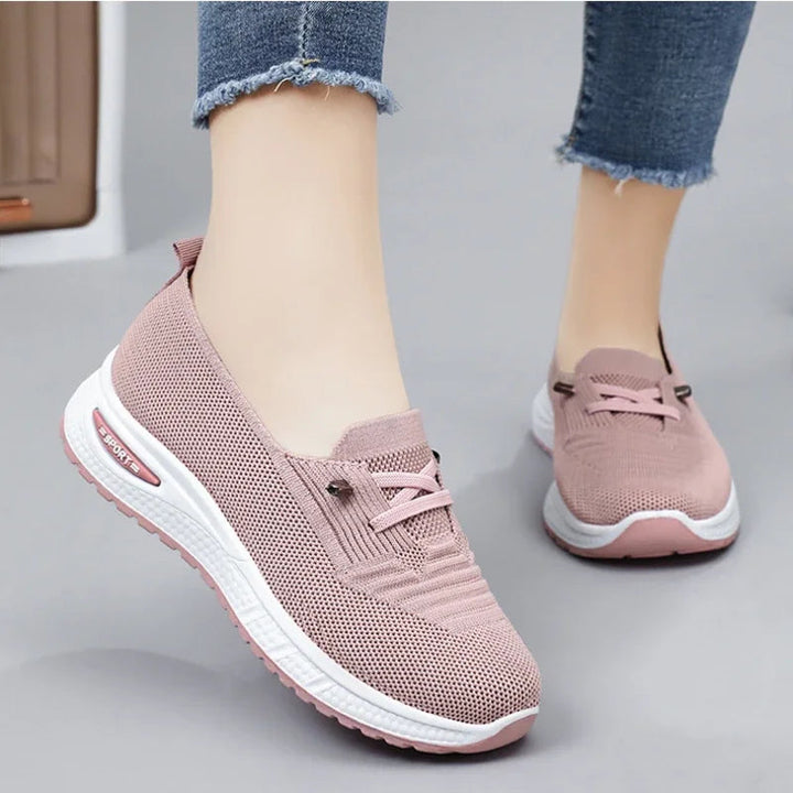 Naliya - Scarpe Da Ginnastica Scivolare Su Lavorate a Maglia