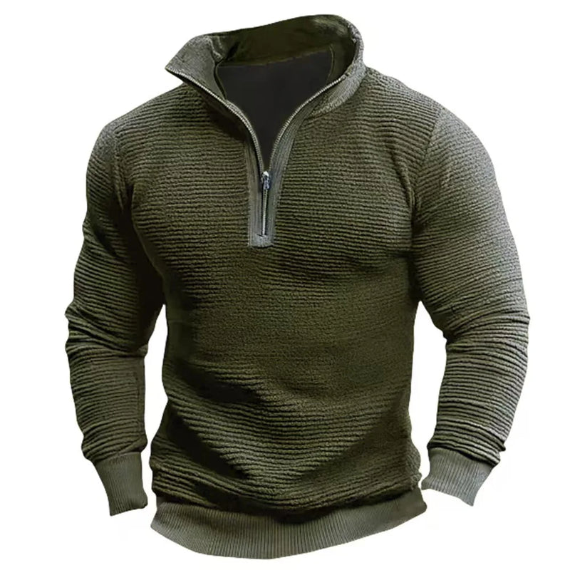 Saverio - Felpa Vintage Con Mezza Zip