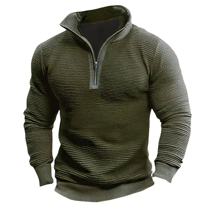 Saverio - Felpa Vintage Con Mezza Zip