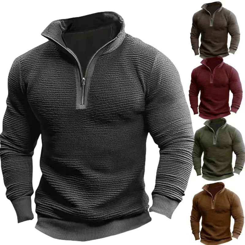 Saverio - Felpa Vintage Con Mezza Zip