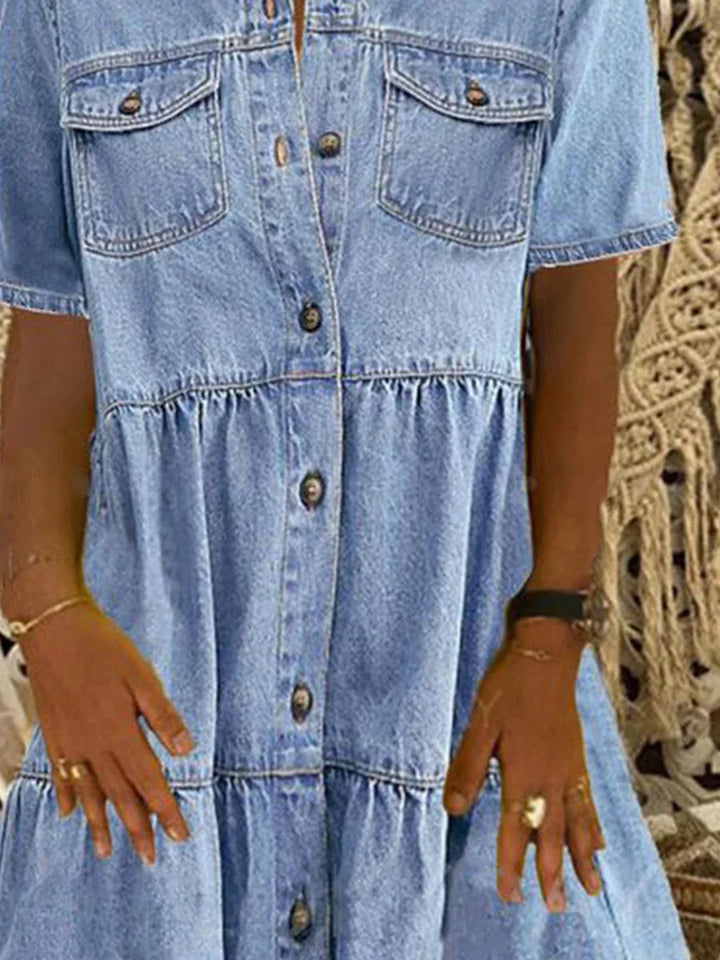 Ludmiła - Abito in Denim Boho