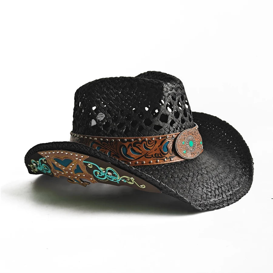 PrairieCrown - Cappello Da Cowboy Intrecciato