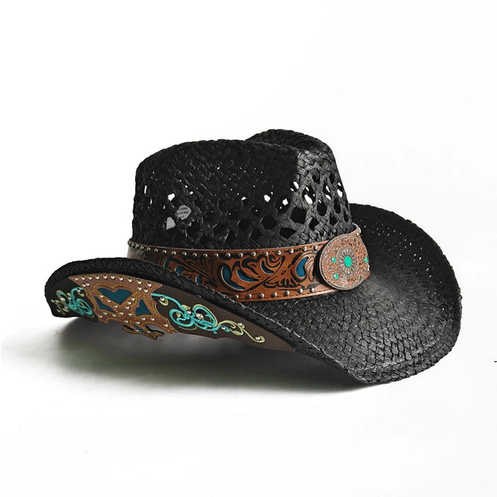 PrairieCrown - Cappello Da Cowboy Intrecciato