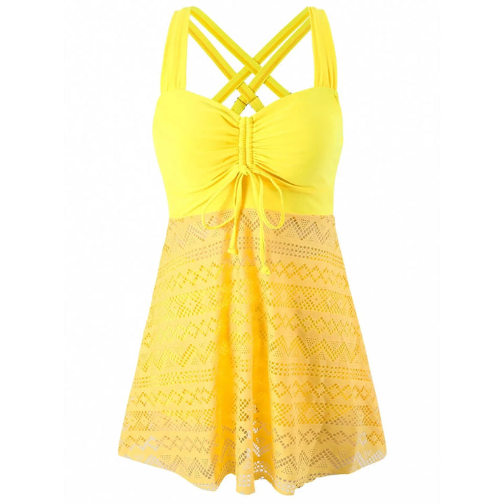 Loriane - Costume Da Bagno Con Scollo All'americana In Pizzo Premium