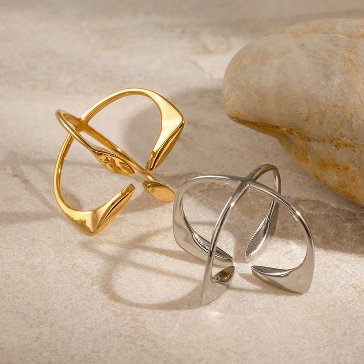 Gerti  - Anillo de Plata de ley Quattro Punti