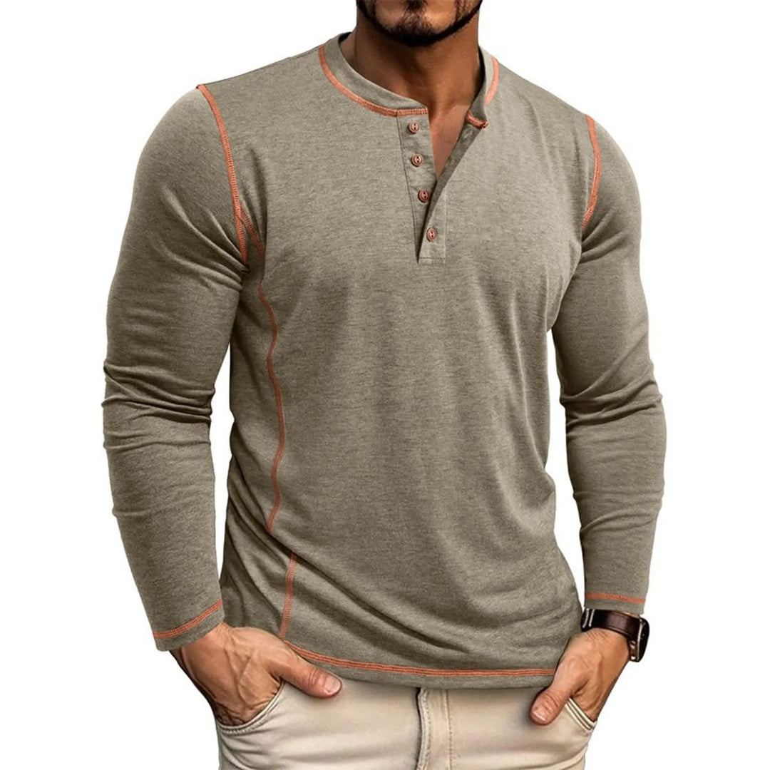 Chuck - Maglietta Casual a Maniche Lunghe
