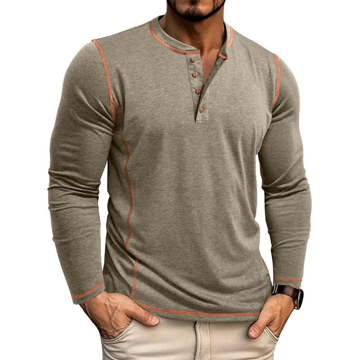 Chuck - Maglietta Casual a Maniche Lunghe