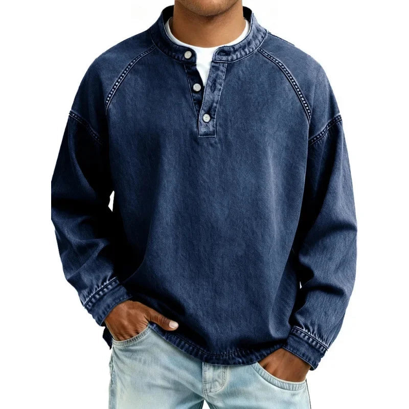 Stuart - Camicia Vintage Con Bottoni