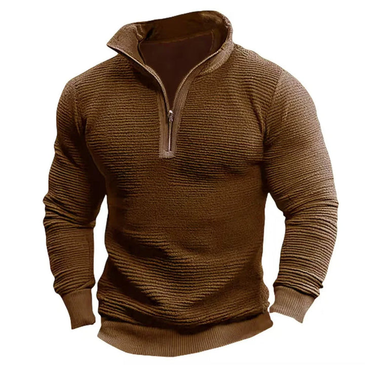 Saverio - Felpa Vintage Con Mezza Zip