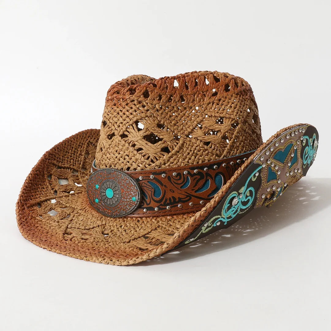 PrairieCrown - Cappello Da Cowboy Intrecciato