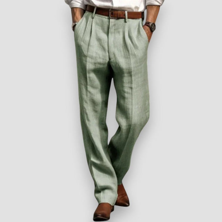 Alexei - Pantaloni Classici In Lino