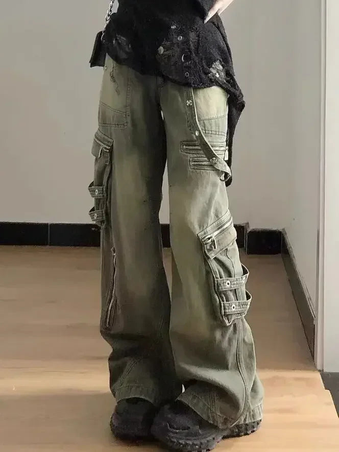 Melody - Pantalone Cargo Elasticizzato