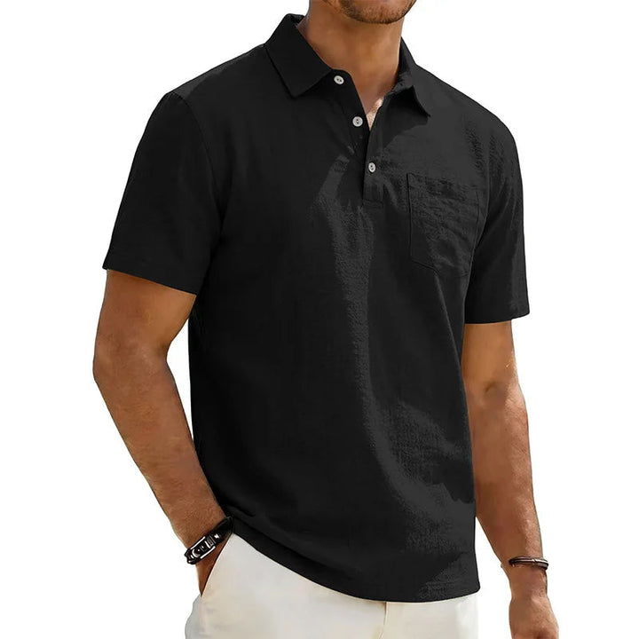 Josef - Polo in Lino a Maniche Corte