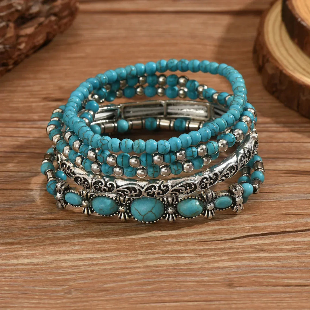 Nilay - Braccialetti Turchesi In Stile Boho