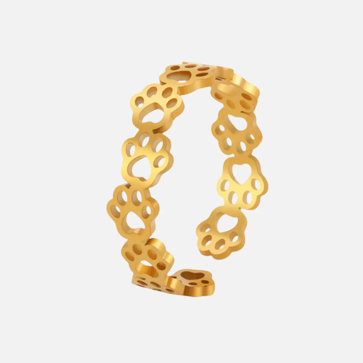 PawCharm - Anello Regolabile con Impronta di Zampa