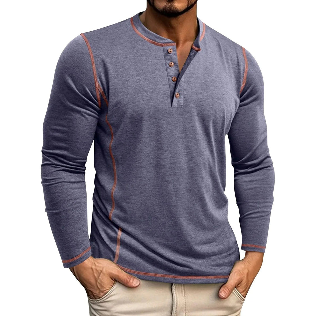Chuck - Maglietta Casual a Maniche Lunghe