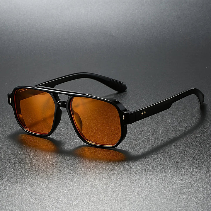LumeSight - Occhiali Da Sole Con Doppio Ponte Quadrato