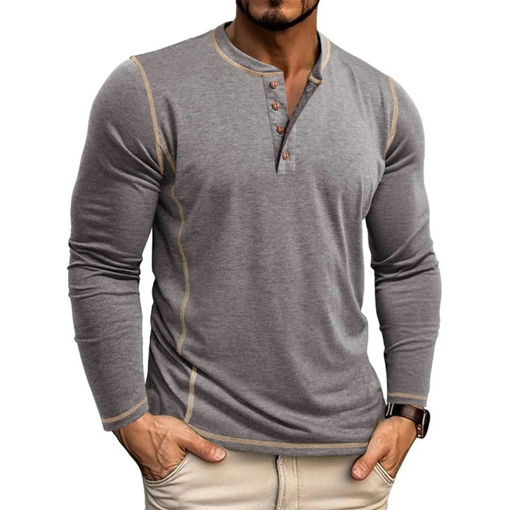 Chuck - Maglietta Casual a Maniche Lunghe