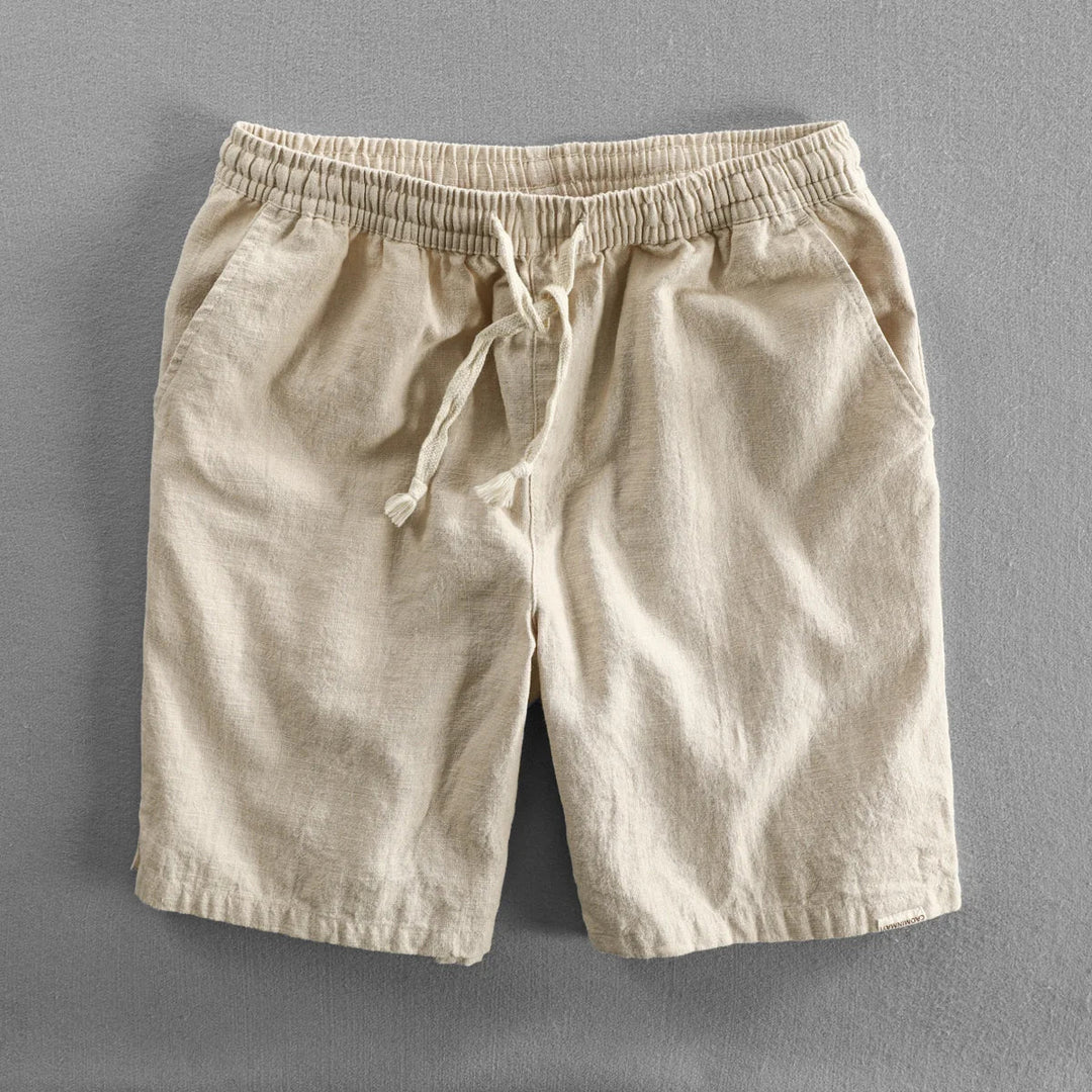 Leo - Pantaloncini Casuale In Lino