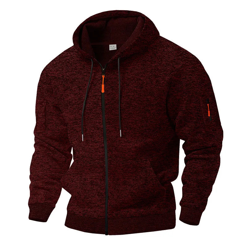 Jesson - Giacca Elegante In Pile Con Cappuccio