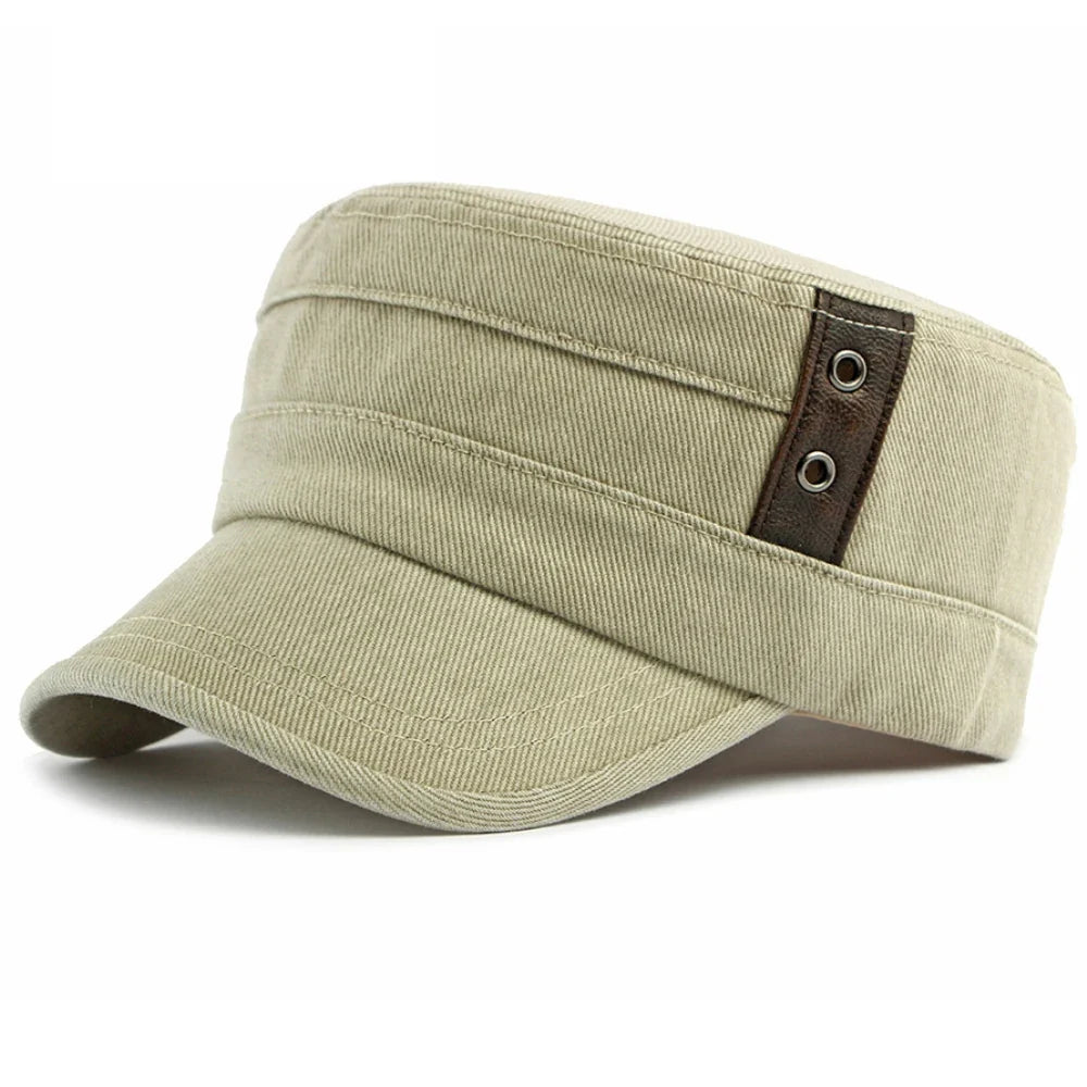 Salih - Cappellino in Denim Con Cinturino Con Fibbia