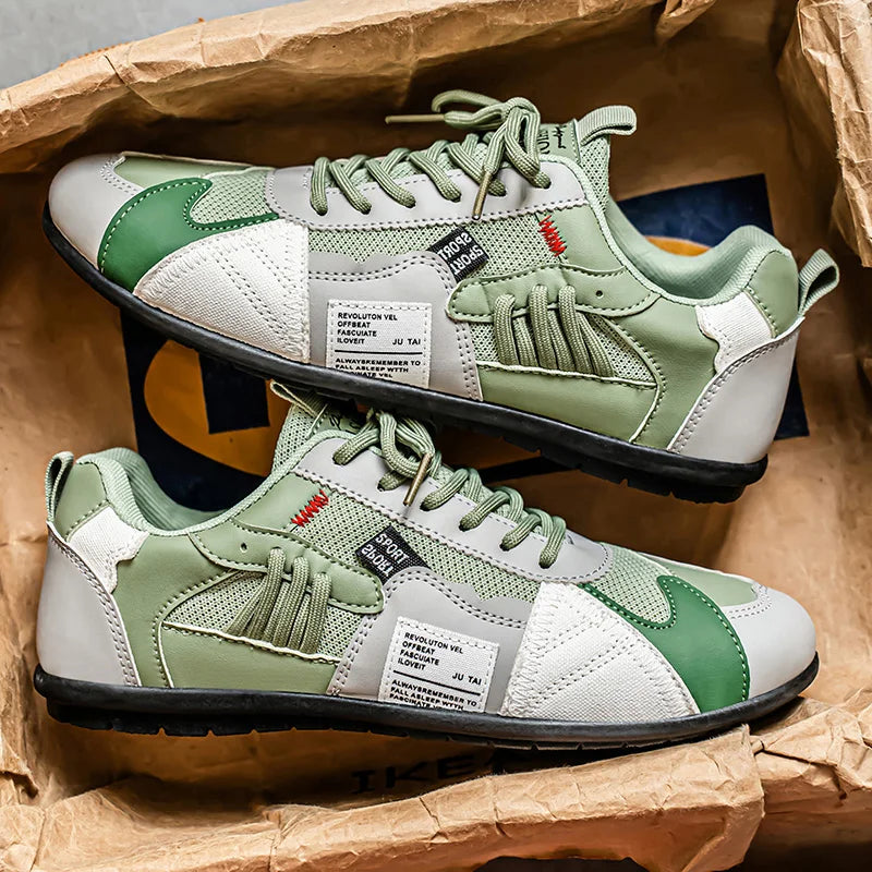 Reinders - Sneakers Con Lacci in Stile Patchwork