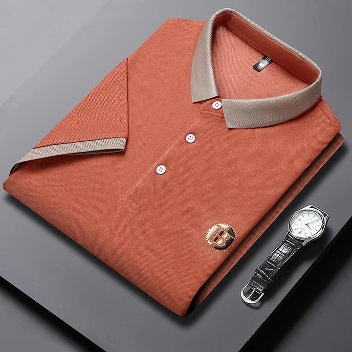 Angan - Elegante Polo Bicolore