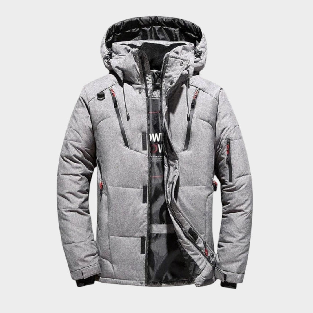 Alaxis - Piumino Con Cappuccio e Tasche Con Cerniera