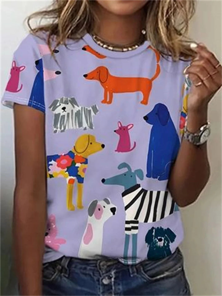 Elsy - Camicia Elegante con Stampa Animalier