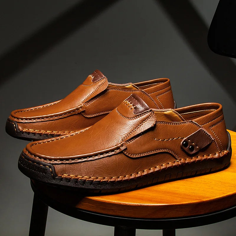 Razal - Eleganti Mocassini Slip-On In Pelle