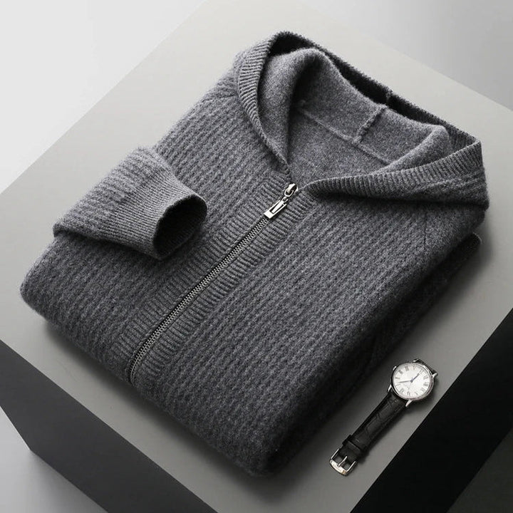 Yonel - Felpa Con Cappuccio in Cashmere di Lusso