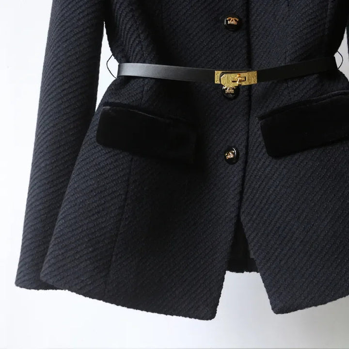 Aruna - Giacca Sartoriale Di Alta Gamma Con Cintura