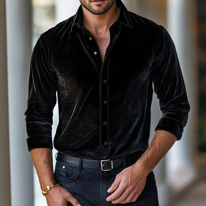 Kalana - Elegante Camicia a Maniche lunghe Con Colletto