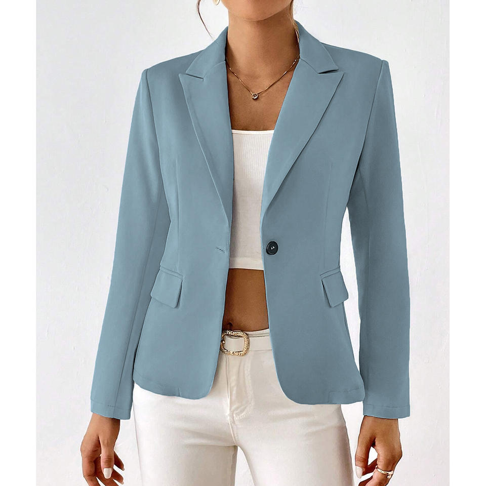 Lucinda - Blazer a un Bottone e a Maniche Lunghe