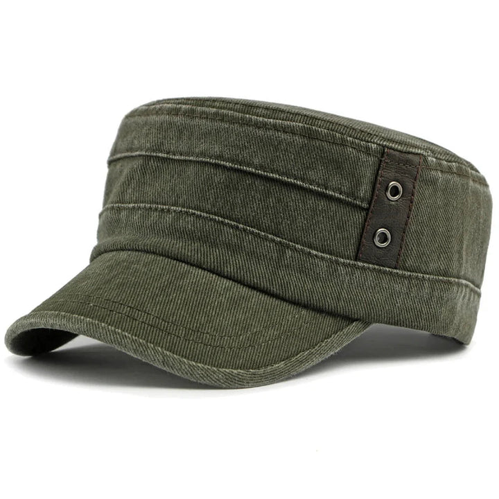 Salih - Cappellino in Denim Con Cinturino Con Fibbia