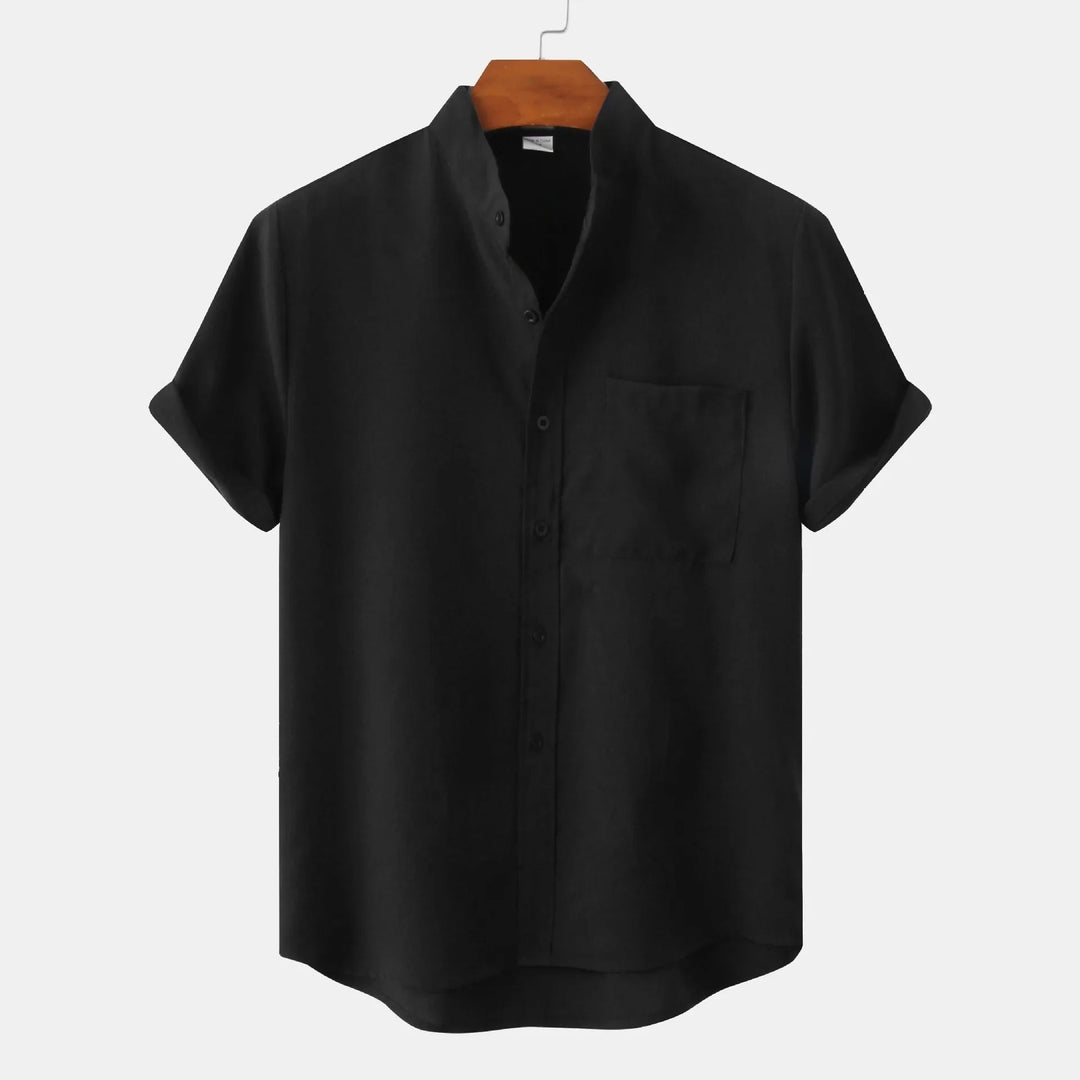 Gerardo - Camicia Di Lino A Maniche Corte