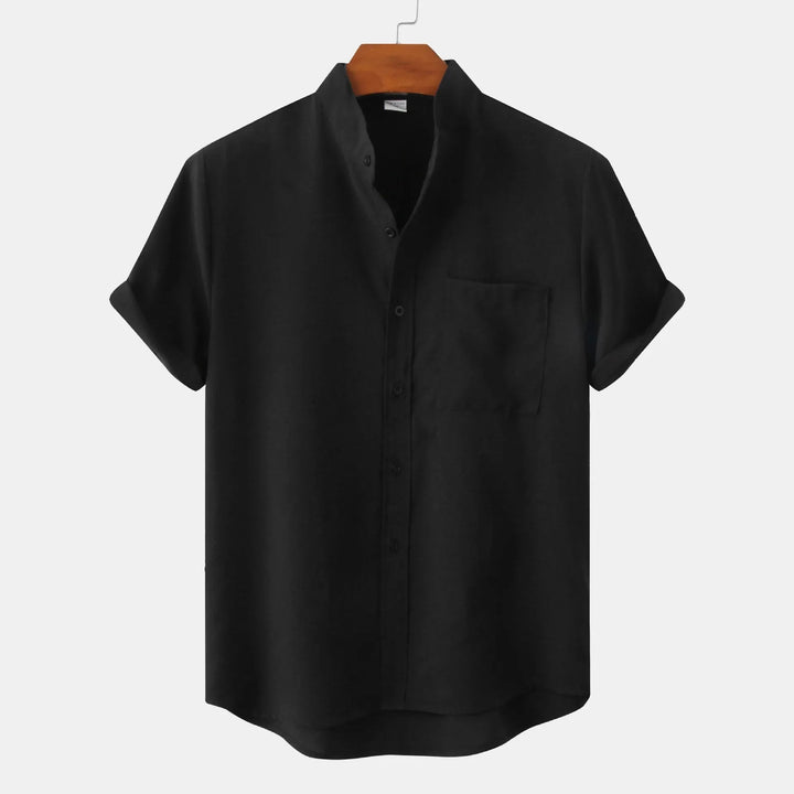 Gerardo - Camicia Di Lino A Maniche Corte