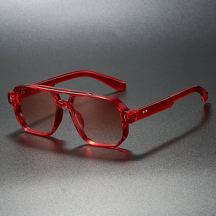 LumeSight - Occhiali Da Sole Con Doppio Ponte Quadrato
