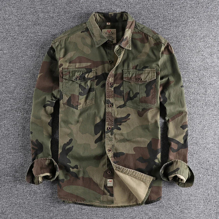 Firat - Camicia a Maniche Lunghe Con Bottoni