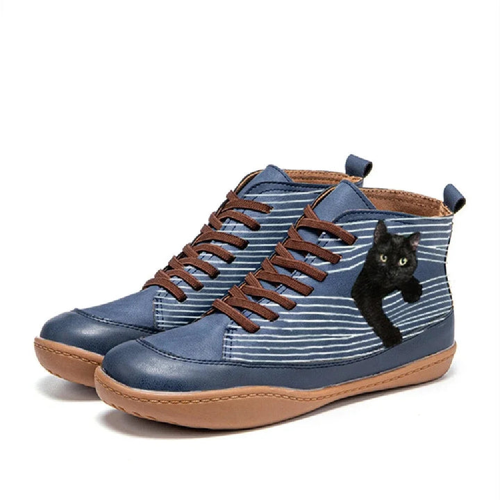 Zara - Stivale Elegante Con Disegno di Gatto