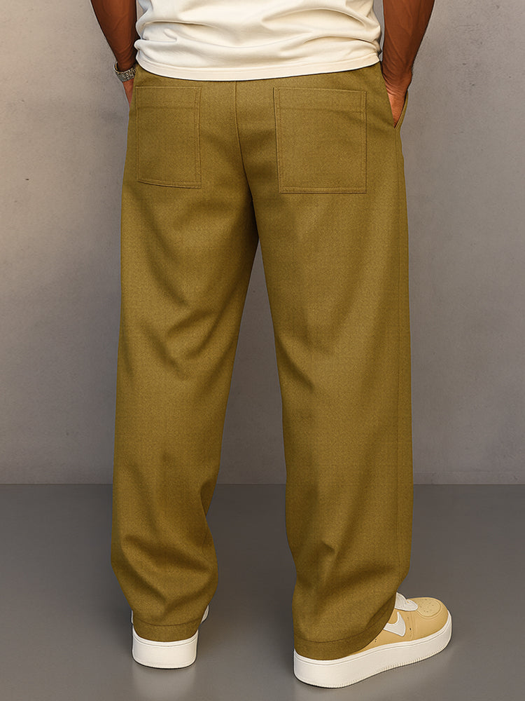 Fabien - Elegante Allentato Dritto Pantaloni